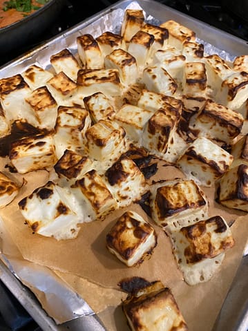 roasted paneer for curry